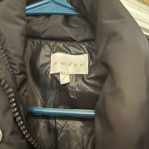 Black Puffer vest NWOT